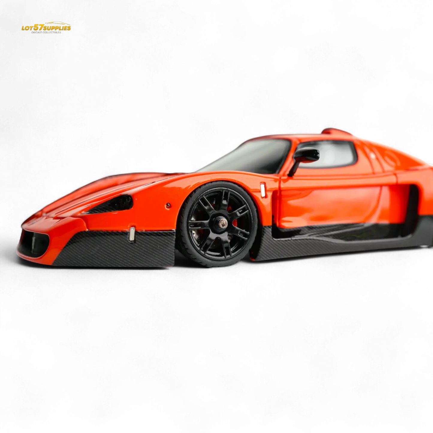 YM Model Maseti MC12 Stradale Corsa 2-Tone Orange - Carbon Fiber - Resin 1:64 - ToylandEU