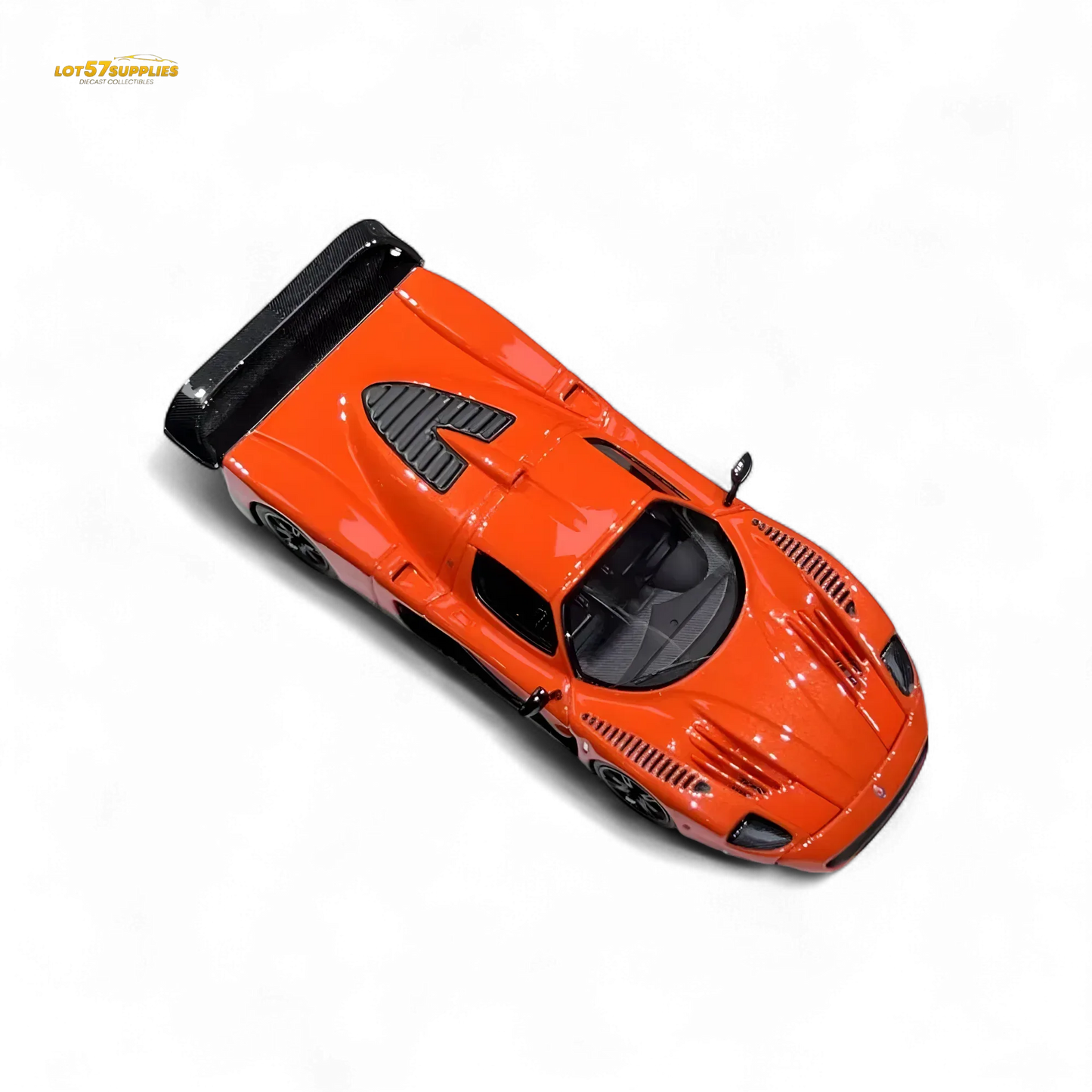 YM Model Maseti MC12 Stradale Corsa 2-Tone Orange - Carbon Fiber - Resin 1:64 - ToylandEU