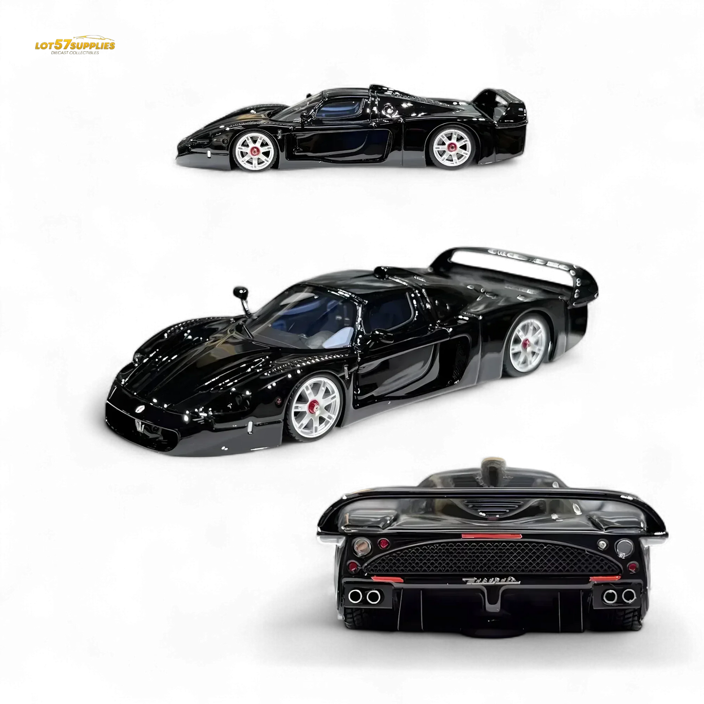 YM Model Maseti MC12 Stradale Corsa Black - Resin 1:64 - ToylandEU