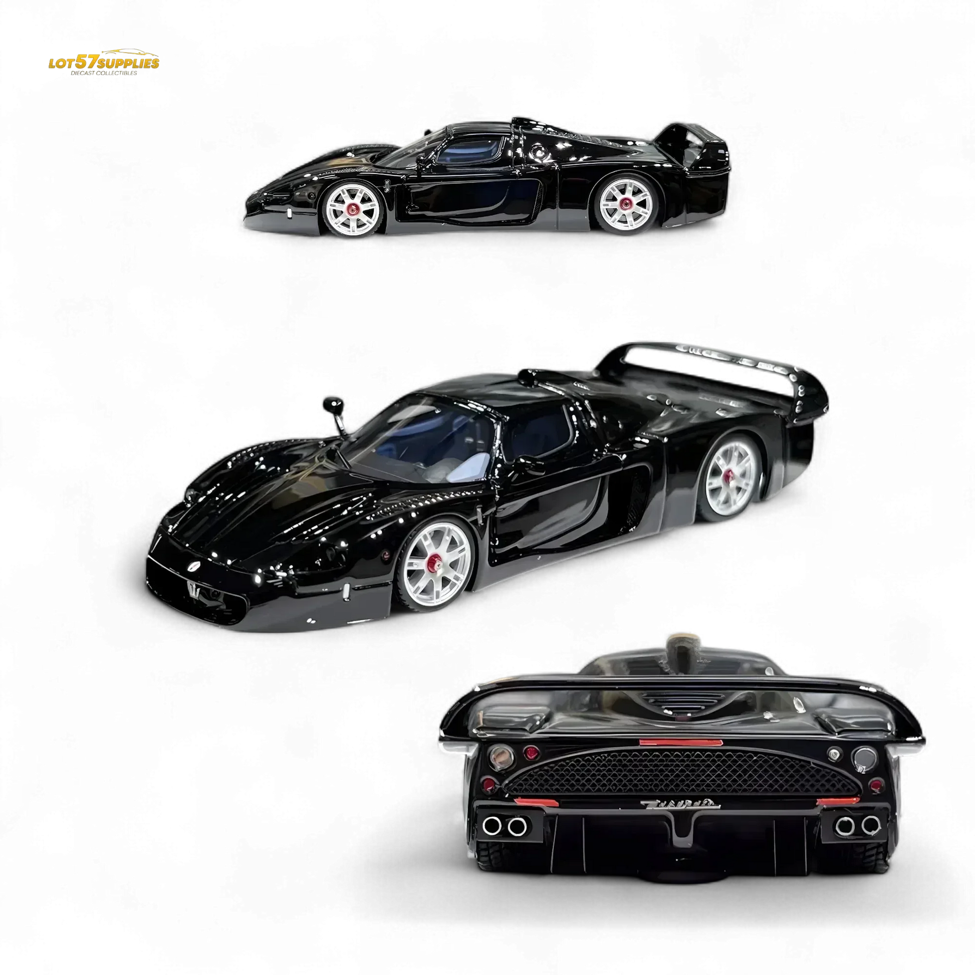 YM Model Maseti MC12 Stradale Corsa Black - Resin 1:64 - ToylandEU