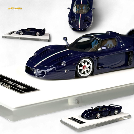  Maserati MC12 Stradale 1 64 Resin Model Blue Carbon -  ToylandEU™