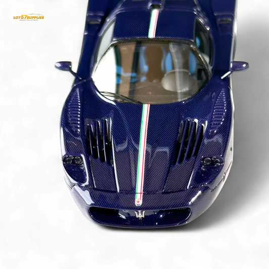  Maserati MC12 Stradale 1 64 Resin Model Blue Carbon -  ToylandEU™