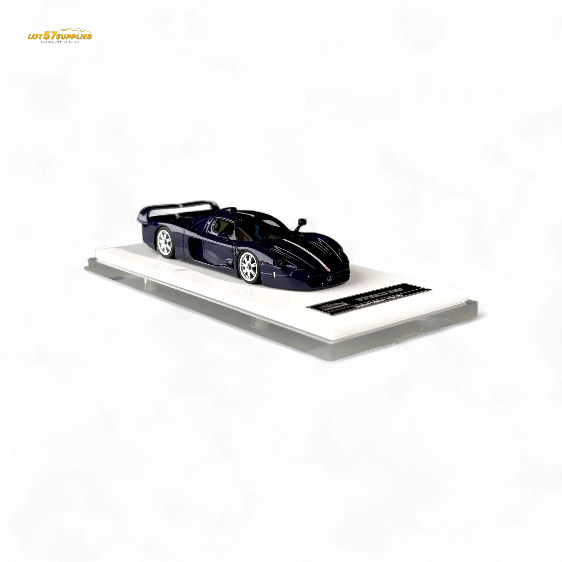 YM Model Maserati MC12 Stradale Corsa Blue Carbon 1:64 - ToylandEU