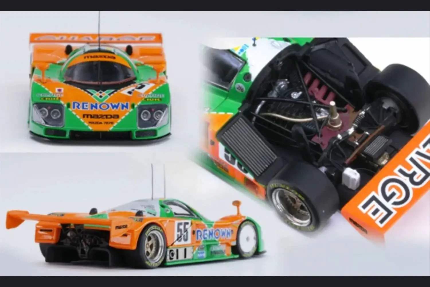YM Model Mazda 787B 1:64 Limited Edition Engine Detail - ToylandEU