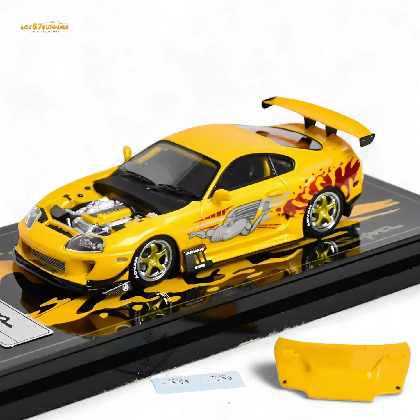 YM Model Toyota Supra JZA80 Paul Walker Need For Speed Tribute 299 Pcs V2 1:64 - ToylandEU