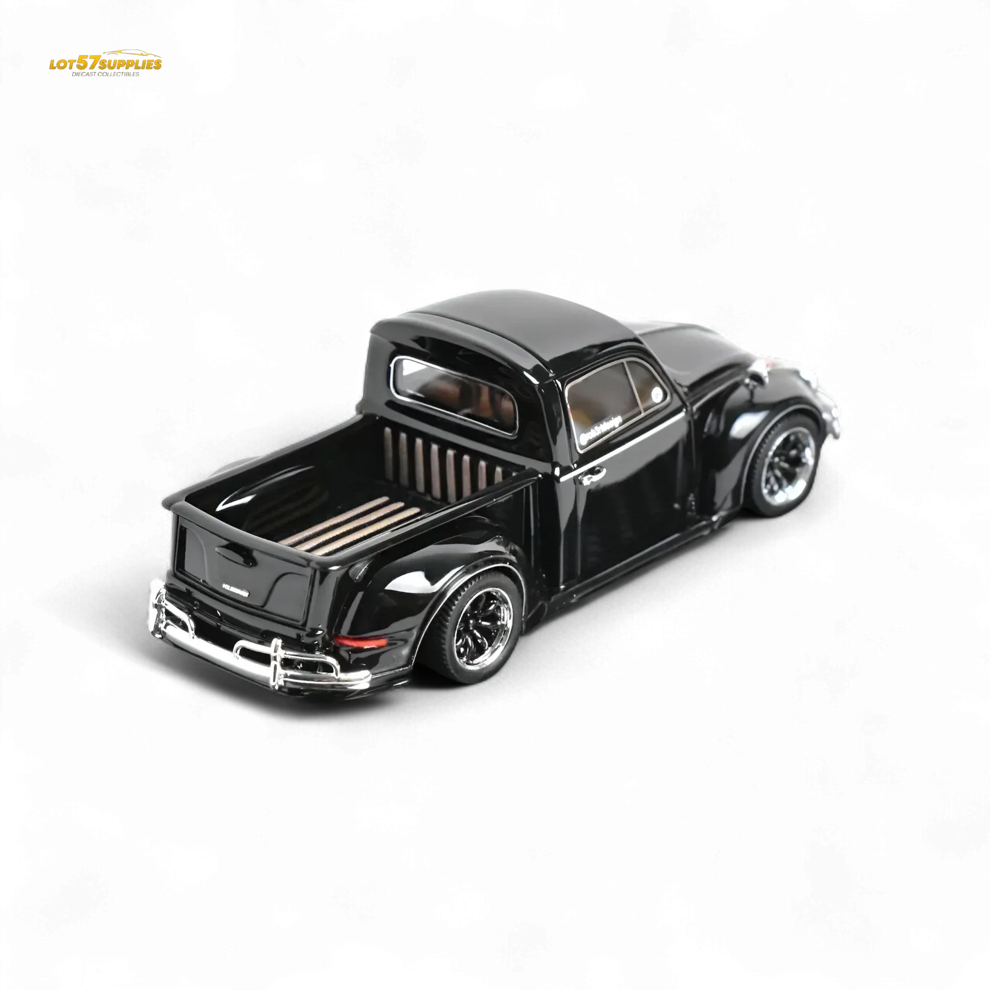 YM Model X Robert Design Volkswagen Beetle Pickup Truck FUSCUP in Black 1:64 Limited to 499 Pcs - ToylandEU