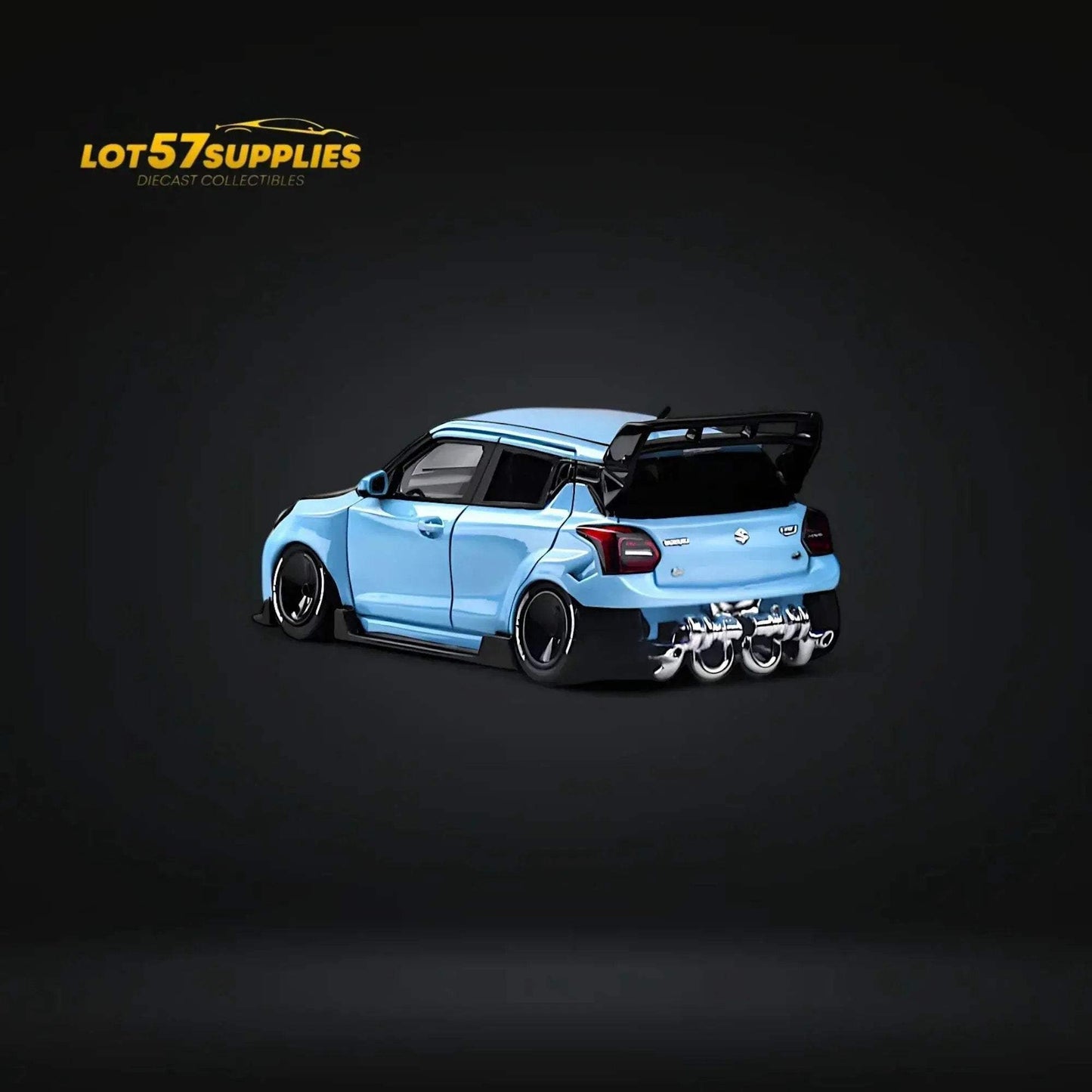 YTM Suzuki Swift 3rd Gen Zephyr Modified Version Rear Engine Concept SKY BLUE 1:64 - ToylandEU
