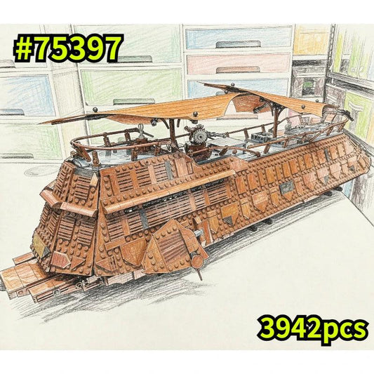 Yacht Model Building Blocks | 3942 Pieces | Toylandeu™