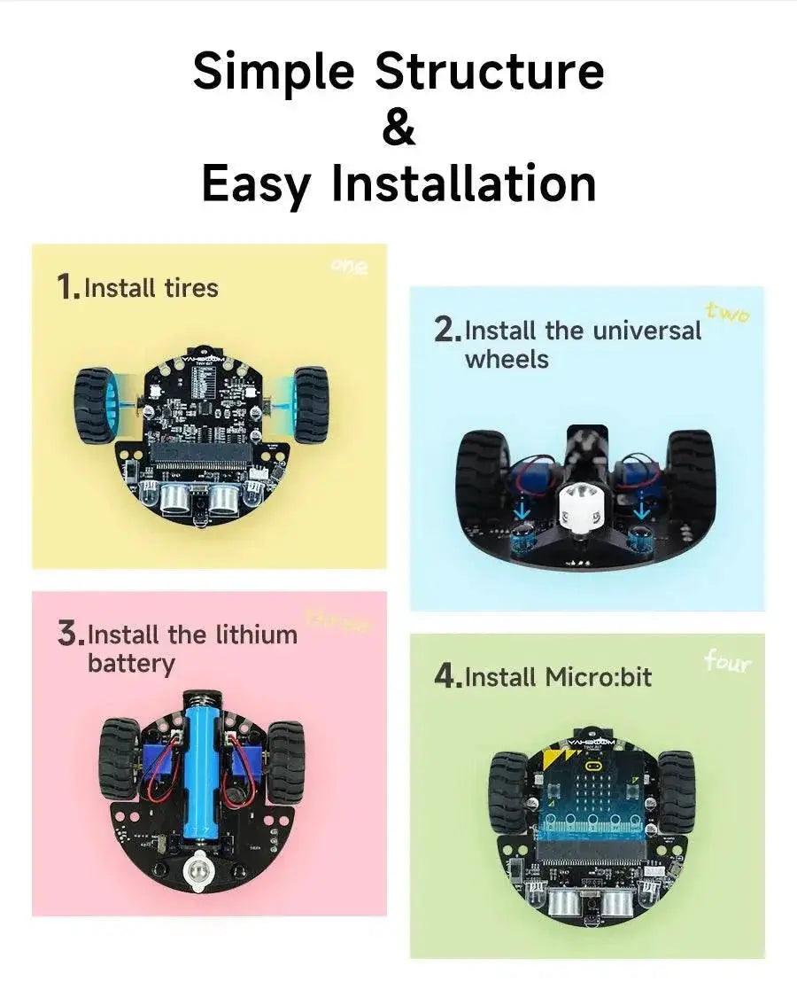  Yahboom Microbit Car Programmable Toys Coding Robotics STEM -  ToylandEU™