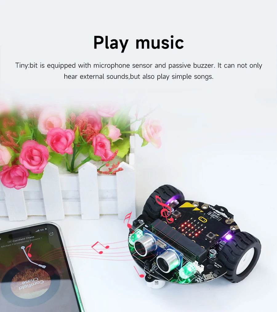 Yahboom Microbit Car Programmable Toys Coding Robotics STEM - ToylandEU