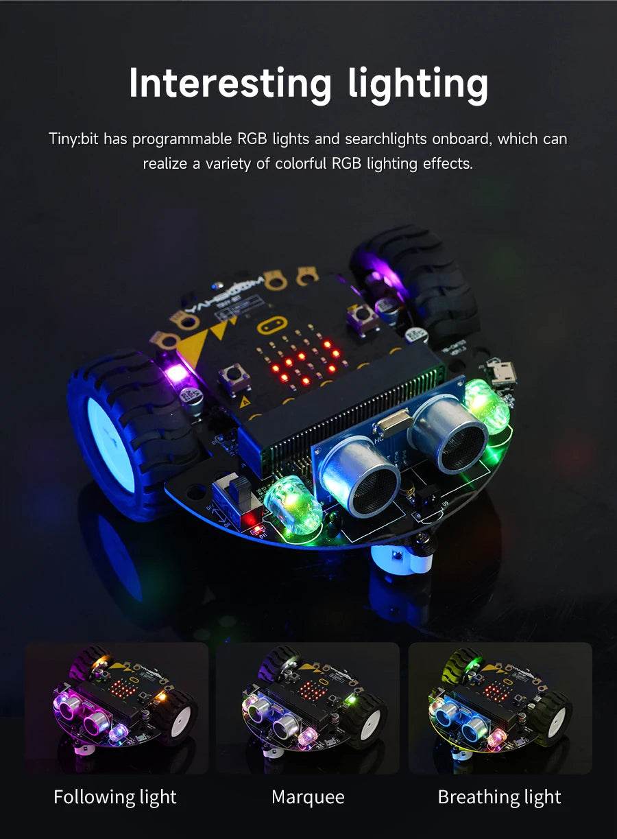 Yahboom Microbit Car Programmable Toys Coding Robotics STEM - ToylandEU