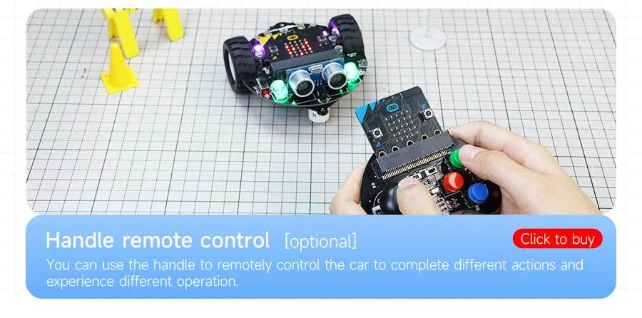 Yahboom Microbit Car Programmable Toys Coding Robotics STEM - ToylandEU