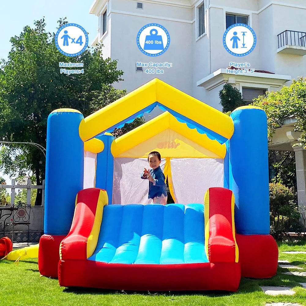 Yard Inflatable Jumping Castle With Blower 3.6M For Kids - ToylandEU