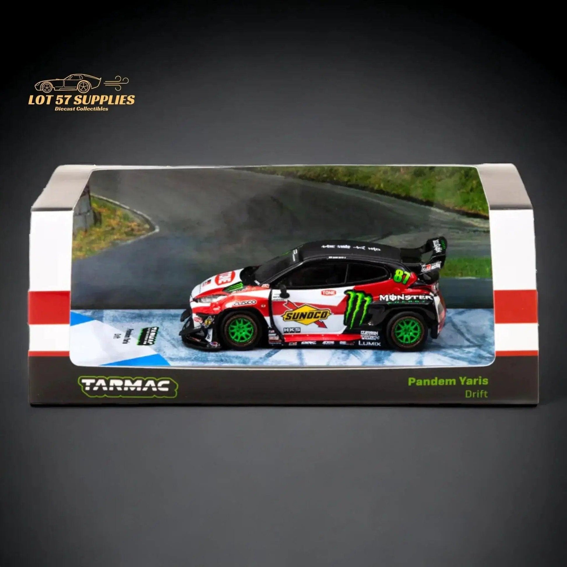  Yaris GR Diecast 164 Tarmac Works Hobby64 Acrylic Box -  ToylandEU™