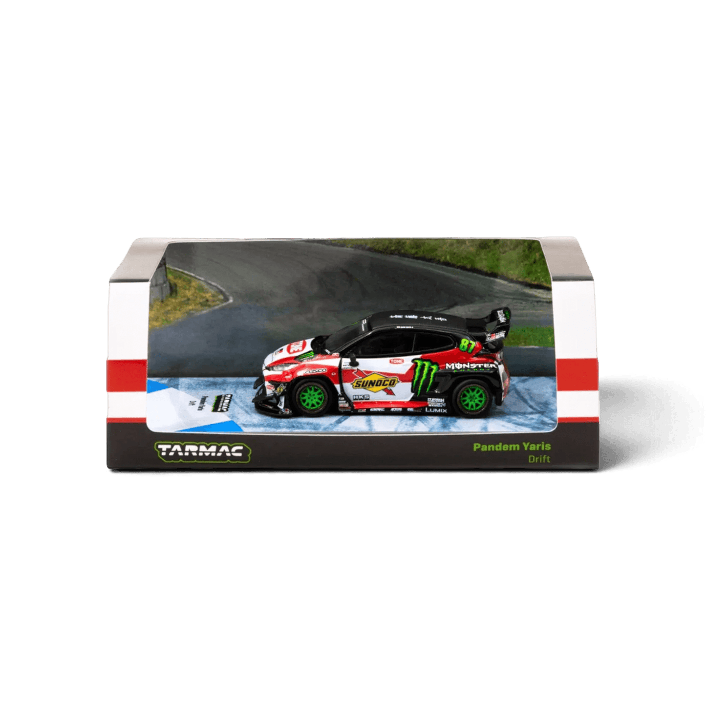 Yaris GR Diecast 164 Tarmac Works Hobby64 Acrylic Box