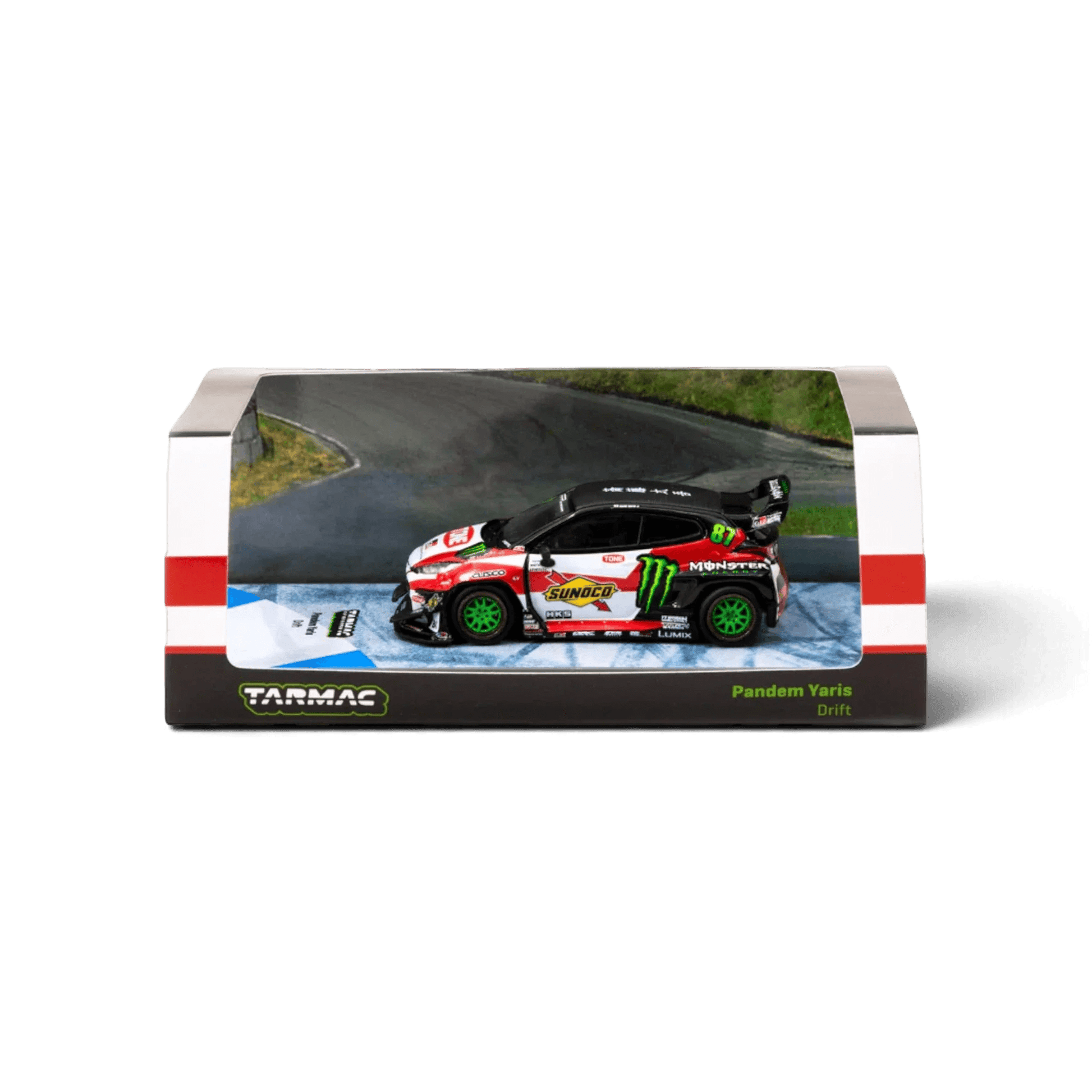 Yaris GR Diecast 164 Tarmac Works Hobby64 Acrylic Box