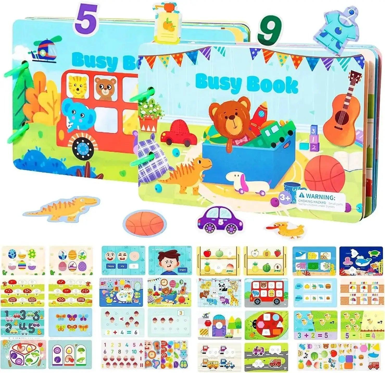  Yeahbo Busy Book 2 Pack Montessori Travel Toys -  ToylandEU™