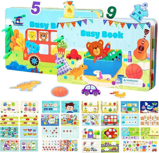  Yeahbo Busy Book 2 Pack Montessori Travel Toys -  ToylandEU™