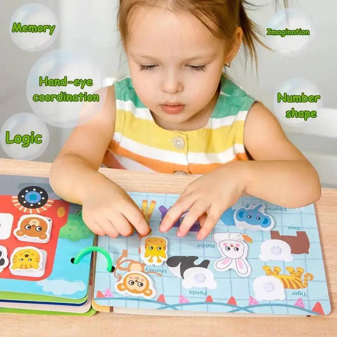  Yeahbo Busy Book 2 Pack Montessori Travel Toys -  ToylandEU™