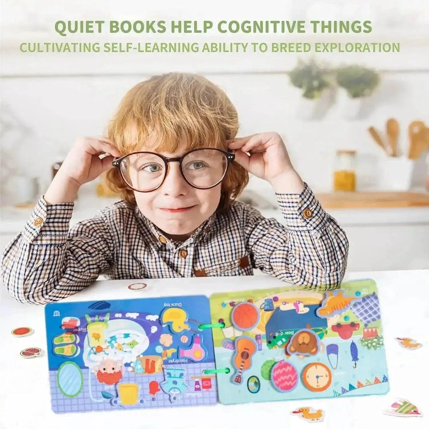  Yeahbo Busy Book 2 Pack Montessori Travel Toys -  ToylandEU™