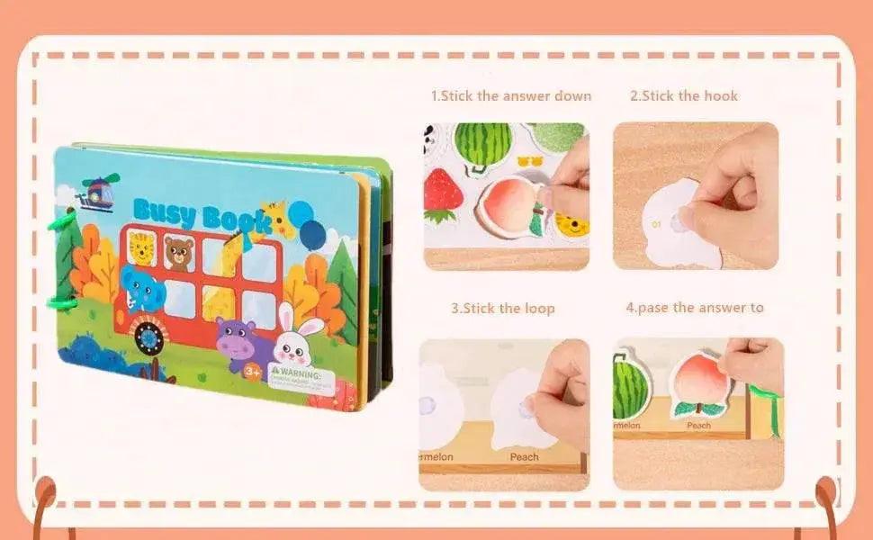  Yeahbo Busy Book 2 Pack Montessori Travel Toys -  ToylandEU™