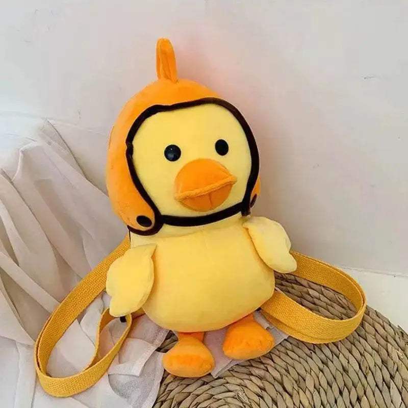  Yellow Duck Plush Backpack - Fun Stuffed Animal Bag for Kids -  -  ToylandEU™