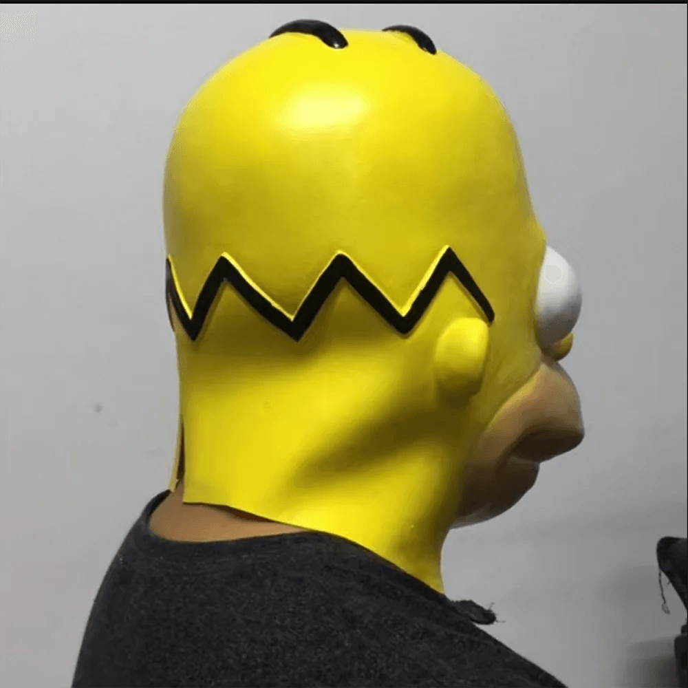 Yellow Latex Simpsons Mask | Novelty | Toylandeu™