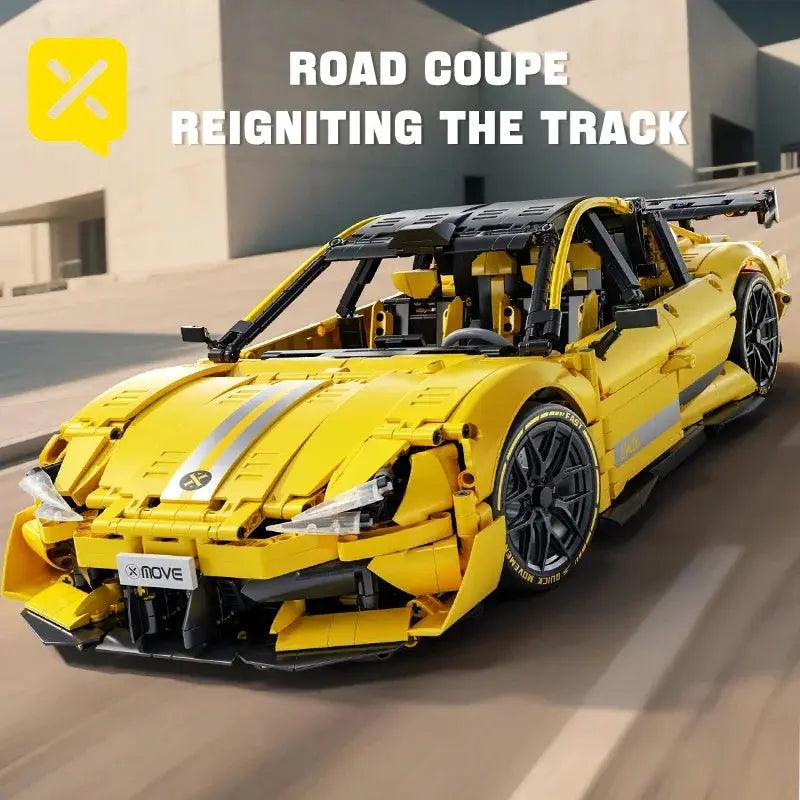  Yellow Racing Car Building Blocks Set For All Ages Lego -  ToylandEU™