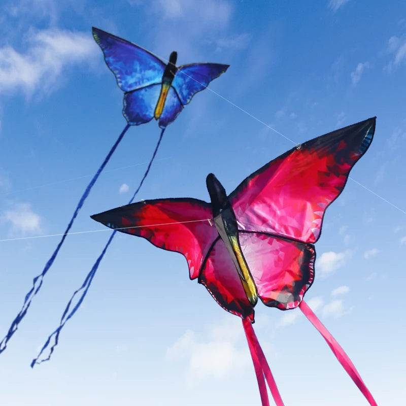 YongJian Beautiful Butterfly Kites Red Crystal Outdoor Toys - ToylandEU