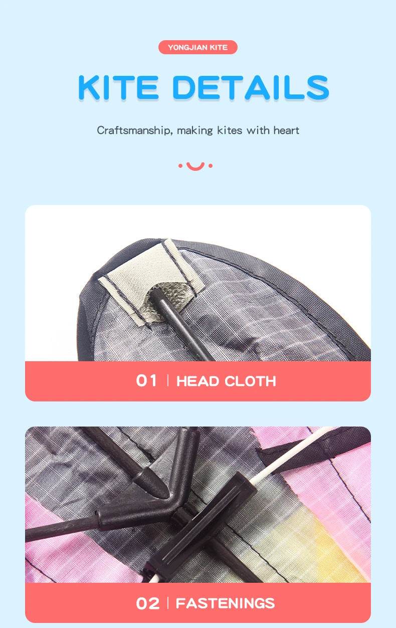 YongJian Beautiful Butterfly Kites Red Crystal Outdoor Toys - ToylandEU