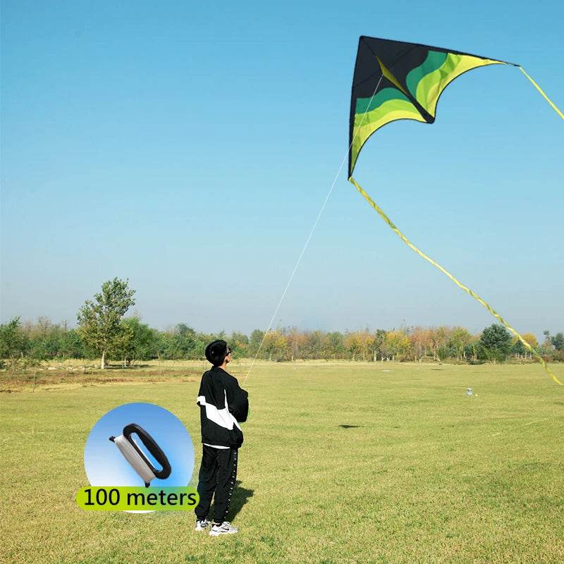 YongJian Large Beach Delta Kite for Adults and Kids Easy Fly - ToylandEU