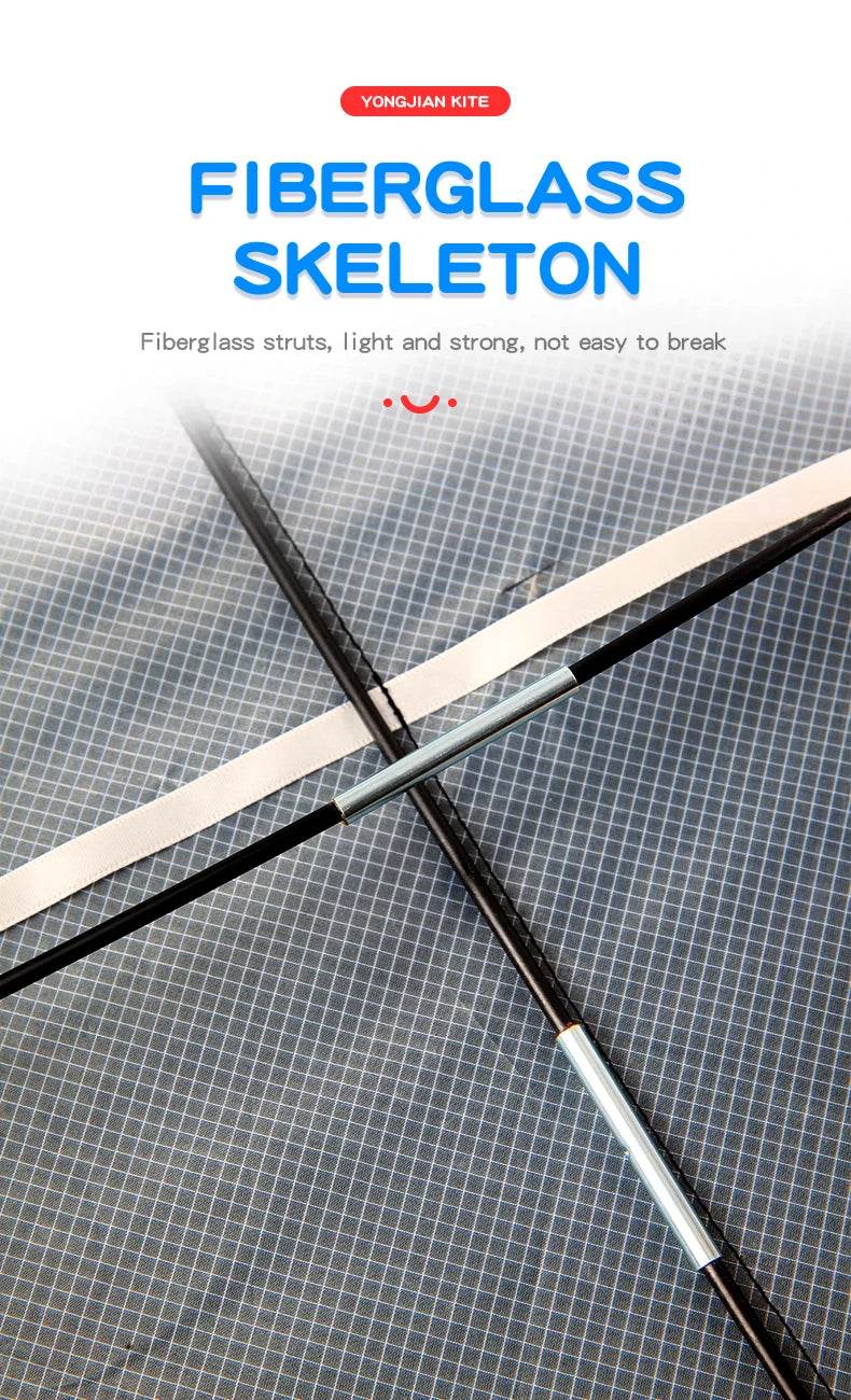 YongJian Large Beach Delta Kite for Adults and Kids Easy Fly - ToylandEU