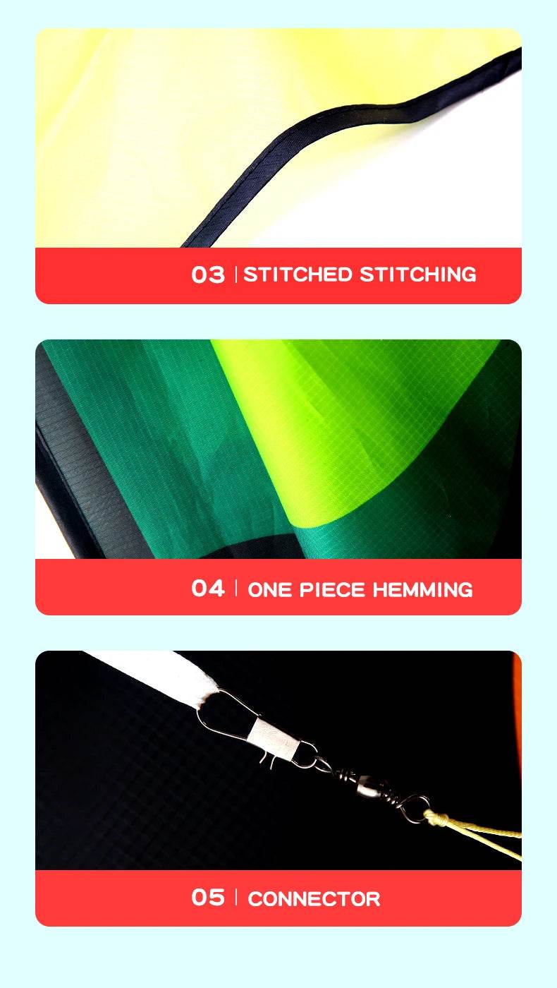 YongJian Large Beach Delta Kite for Adults and Kids Easy Fly - ToylandEU