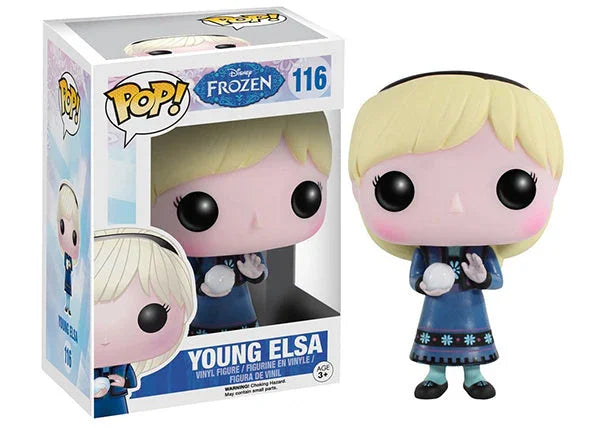 Near Mint Young Elsa Funko Pop Figure With PopShield - ToylandEU
