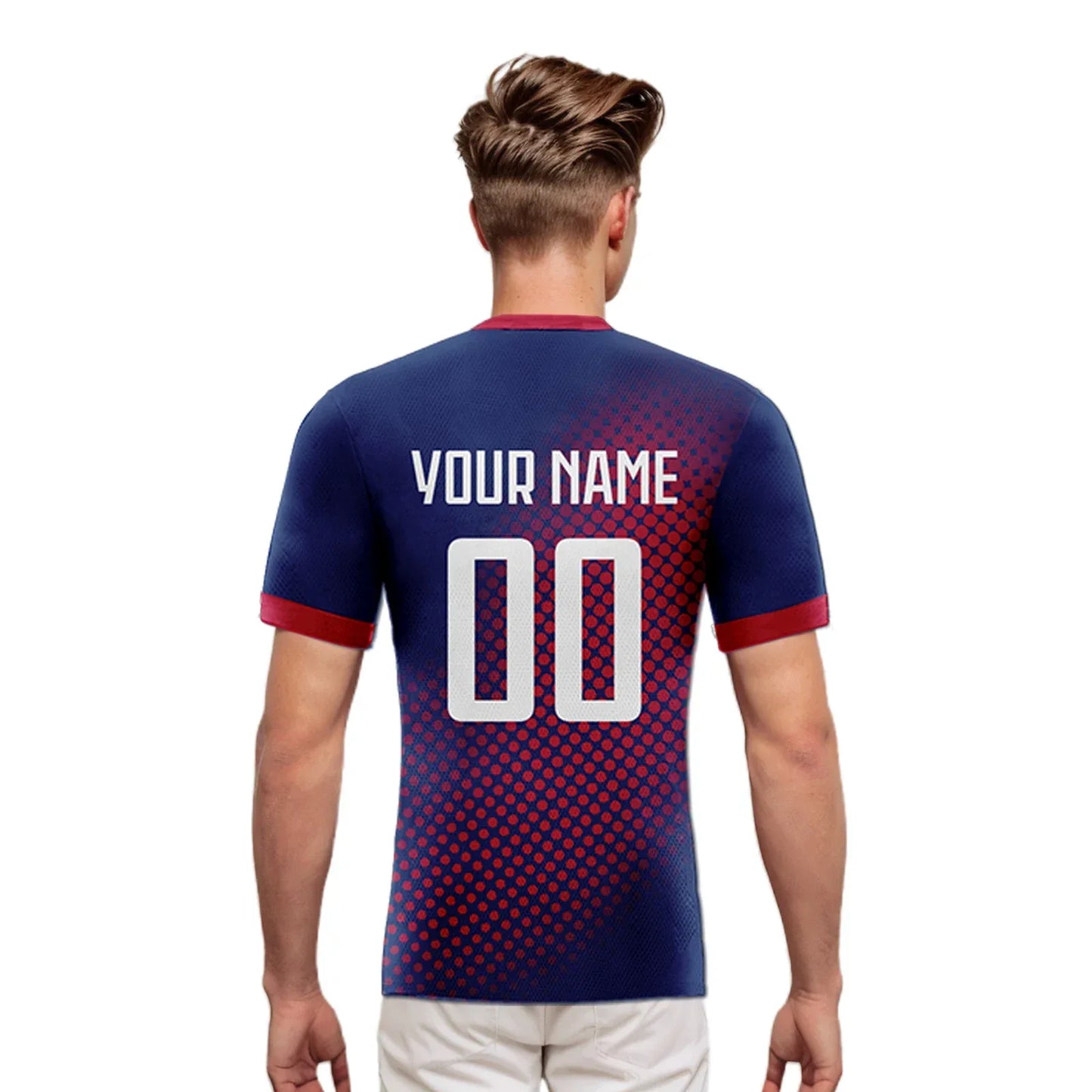 Youth USA Soccer Jersey Custom Name And Number, Quick Dry Polyester Training Shirt, Breathable Unisex - ToylandEU