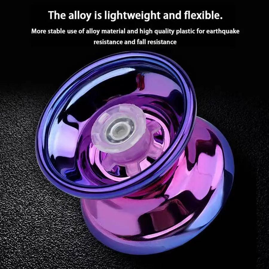  Children Beginners Professional Aluminum Metal Yoyo Ball Competitive Yoyoball Adult Kids Yoyoyoball with Accessories -  ToylandEU™