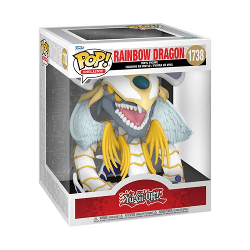 Funko Pop Yu-Gi-Oh Rainbow Dragon | 6-3/4 Inch Deluxe Figure
