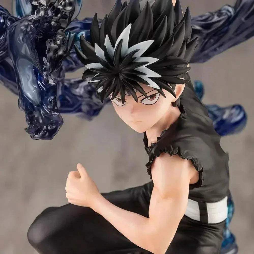 YuYu Hakusho Hiei Dark Figure Anime Collectible Statue with Evil Eye Desktop Decoration 24 CM - ToylandEU