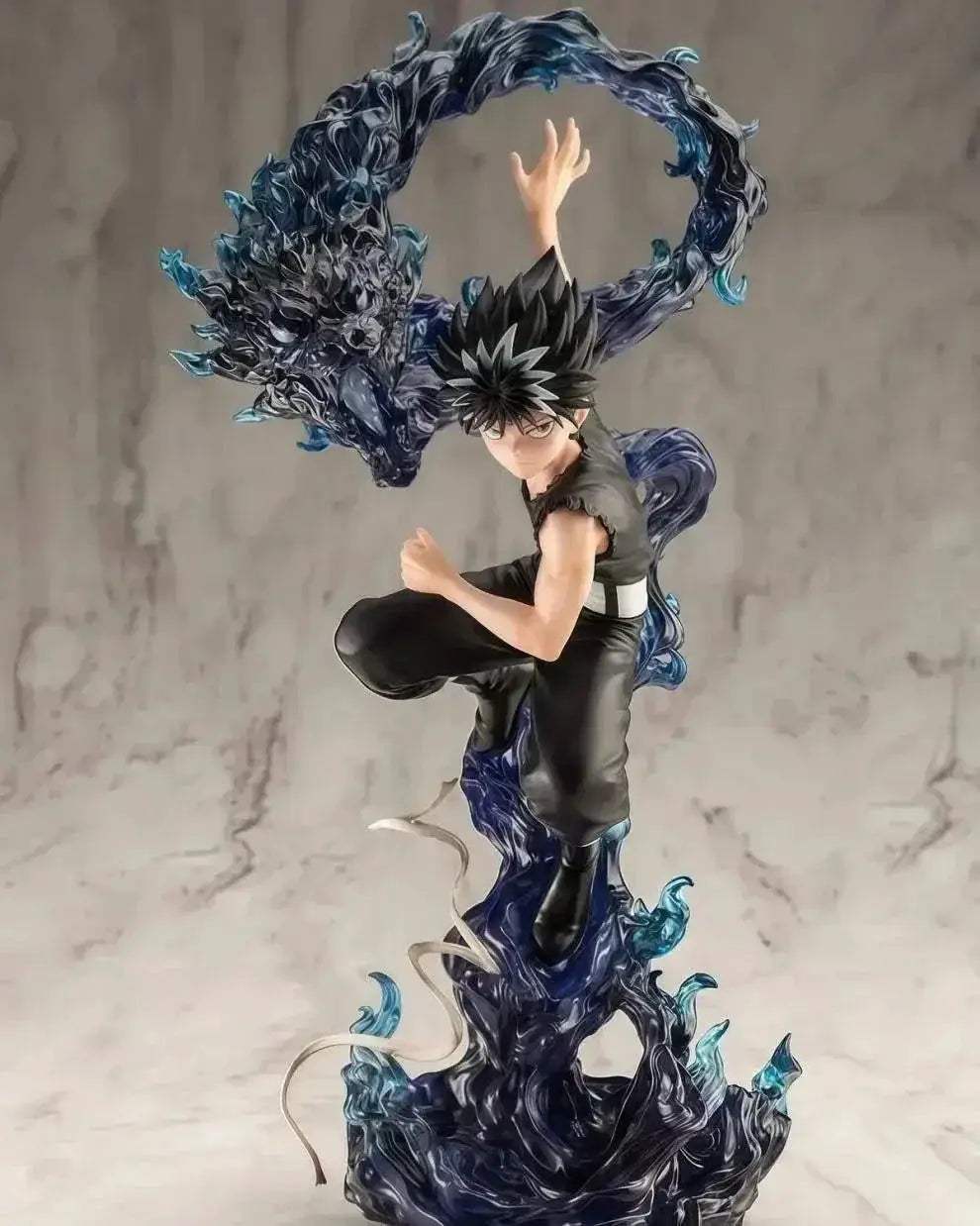 YuYu Hakusho Hiei Dark Figure Anime Collectible Statue with Evil Eye Desktop Decoration 24 CM - ToylandEU