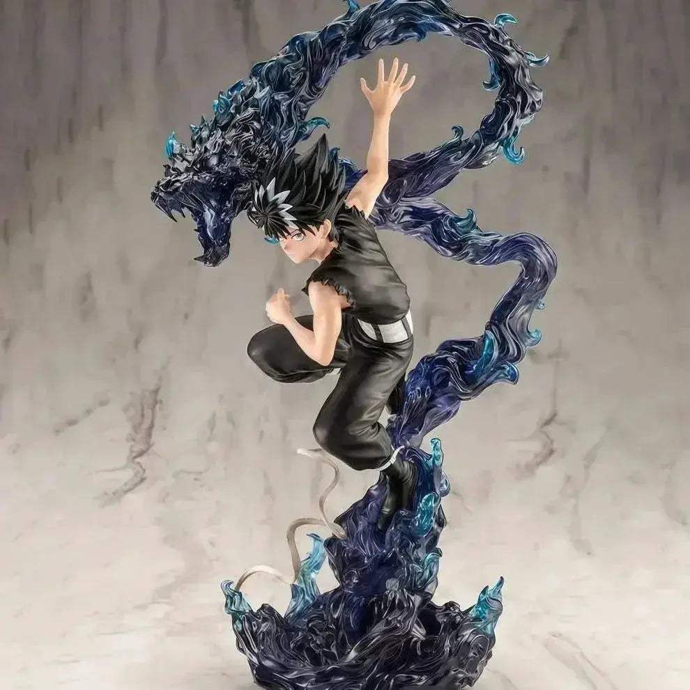 YuYu Hakusho Hiei Dark Figure Anime Collectible Statue with Evil Eye Desktop Decoration 24 CM - ToylandEU