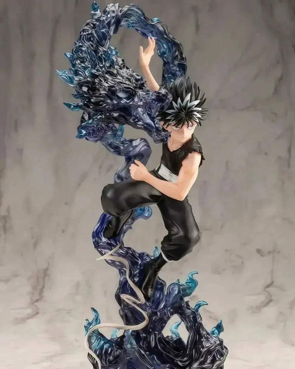 YuYu Hakusho Hiei Dark Figure Anime Collectible Statue with Evil Eye Desktop Decoration 24 CM - ToylandEU