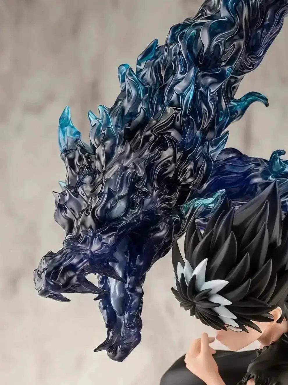 YuYu Hakusho Hiei Dark Figure Anime Collectible Statue with Evil Eye Desktop Decoration 24 CM - ToylandEU
