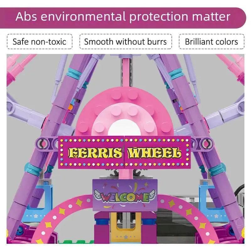  ZKZC Cherry Blossom Color LED Ferris Wheel Building Toy -  ToylandEU™
