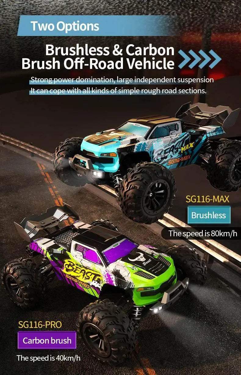 ZLL SG116 MAX 1:16 High Speed Drift RC Off Road Car Toys - ToylandEU