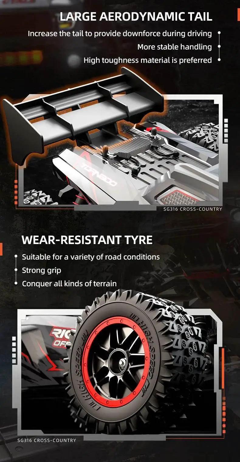 ZLL SG316 MAX 1:16 High Speed RC Off Road Car Toys -  ToylandEU™