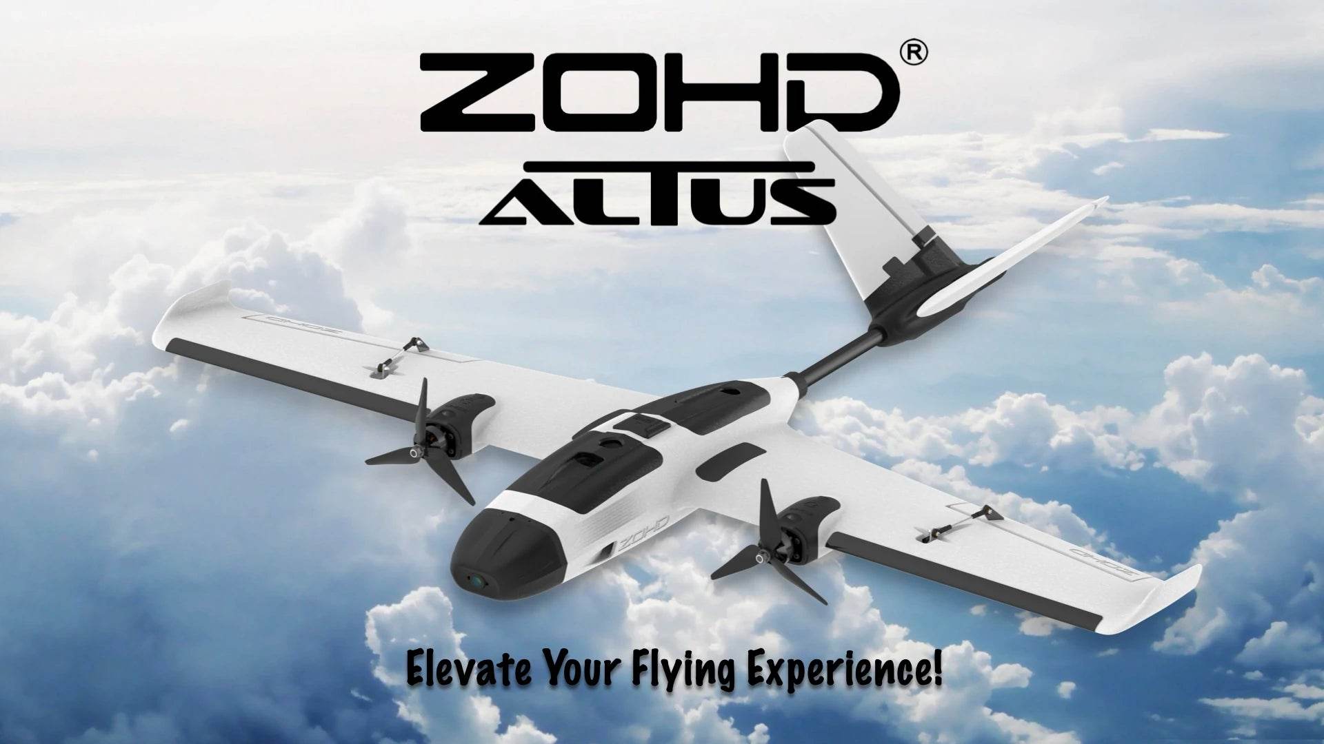 ZOHD Altus 980mm Wingspan Twin Motor V-Tail EPP FPV RC Airplane - ToylandEU