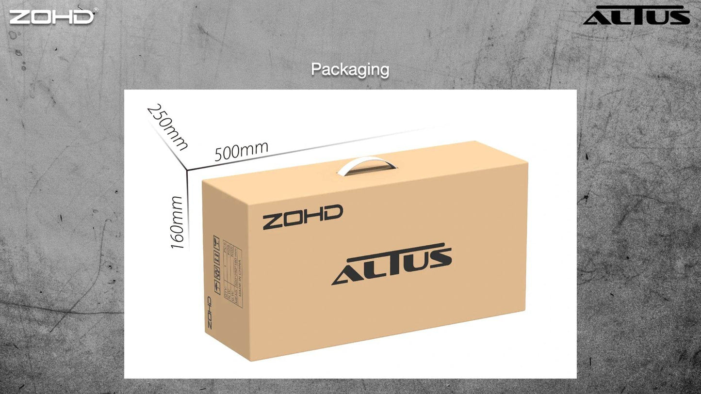 ZOHD Altus 980mm Wingspan Twin Motor V-Tail EPP RC Airplane - ToylandEU
