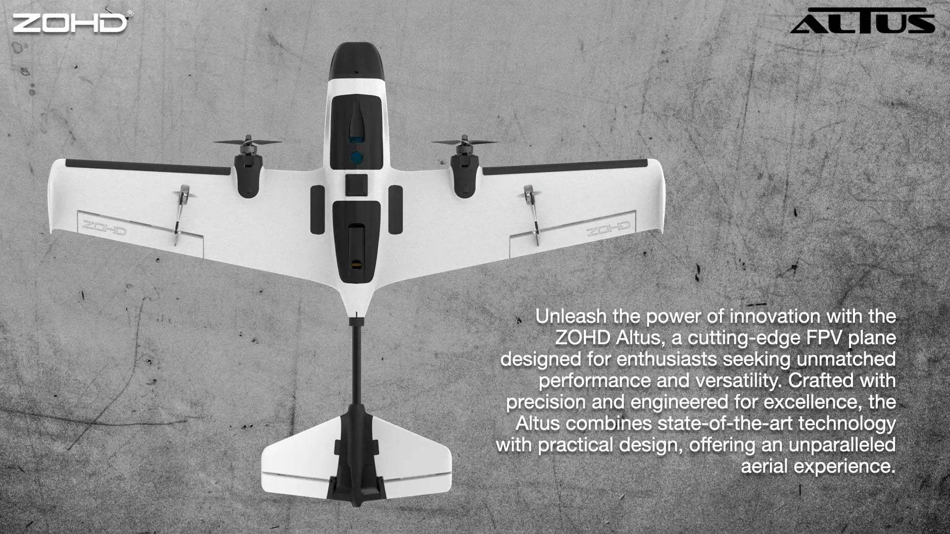  ZOHD Altus 980mm Wingspan Twin Motor V-Tail EPP RC Plane -  ToylandEU™