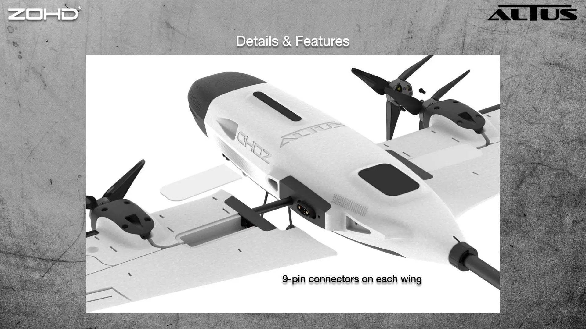  ZOHD Altus 980mm Wingspan Twin Motor V-Tail EPP RC Plane -  ToylandEU™