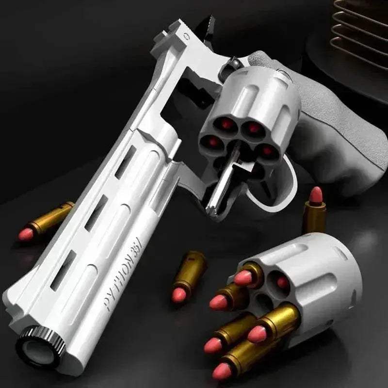 ZP5 357 Revolver Launcher Pistol EVA Soft Dart Bullet Toy Gun - ToylandEU